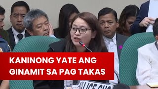 KANINONG YATE ANG GINAMIT SA PAG TAKAS ALICE GUO aliceguolatest aliceguo aliceguosenatehearing [upl. by Lais]