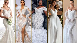 200 Gorgeous and Trendy Wedding Dresses for 2024  Wedding Dress Showcase By TruVows [upl. by Ellehcyar]