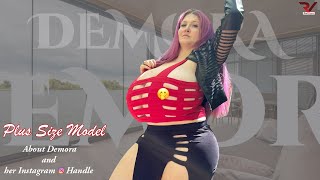 Big Demora  Plus Size Curvy  Top Heavy Model  модель плюссайз  Modèles aux courbes [upl. by Jewelle]