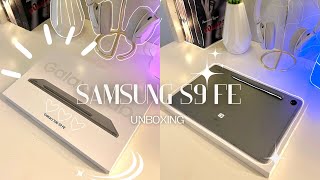 Samsung Galaxy Tab S9 FE  Unboxing amp Review  Best Samsung tab with S Pen  S9 FE Plus [upl. by Shifrah694]