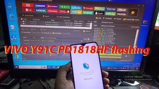 VIVO Y91C PD1818HF flashing and status brom cmd send da fail error solution [upl. by Winograd562]