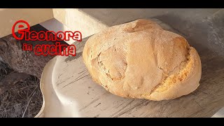 PANE FATTO IN CASA NEL FORNO A LEGNA ricetta salentina [upl. by Elon]