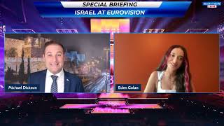 Eden Golan Exclusive Interview  Israels representative to the 2024 Eurovision song contest [upl. by Airat603]