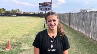 Emily Gundin discusses playing for championship at SFA [upl. by Ammamaria]