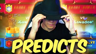 ¡¡Los Mejores PREDICTS en la Historia de Clash Royale IMPOSIBLE YoSoyRick [upl. by Hu385]