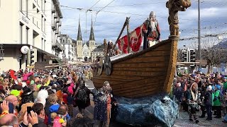 Luzerner Fasnacht 2016  Fasnachtsumzug am Güdismontag [upl. by Yelsha]