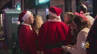 Hobokens SantaCon Sees 4 Arrested 50 Get Summonses [upl. by Ermey]