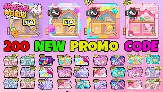 200 NEW PROMO CODE IN AVATAR WORLD 20202024 🌸ALL PROMO CODE 🌸 COLLECTION [upl. by Eseerahs]