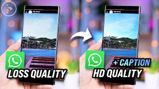 How to Update HD WhatsApp Status  Captions‼️ [upl. by Ginnifer961]