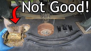 How to Replace Leaf Springs and Lift your Truck [upl. by Derby79]