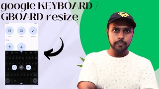 How to resize google keyboard  gboard landscape size how to increase keyboard size in gboard [upl. by Latreshia45]