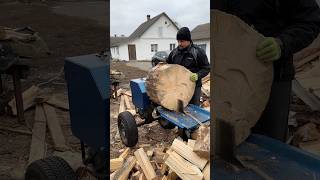 🔥 My electric wood splitting machine🌲🪵🌲🪵🌲 [upl. by Ruhnke617]