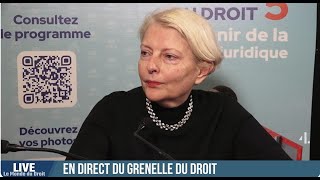 Grenelle du Droit 5  MarieAnne FrisonRoche Directrice du Journal of Regulation amp Compliance [upl. by Olecram]