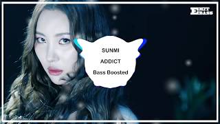 SUNMI  ADDICT  BASS BOOSTED  🎧 🎵 [upl. by Herrick799]