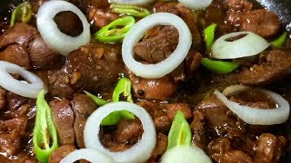 BISTEK  BISTEK NA ATAY BALUNBALUNAN  ATAY BALUNAN STEAK RECIPE [upl. by Arber91]