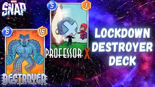 Lockdown X Destroyer Deck Marvel Snap [upl. by Jaco323]