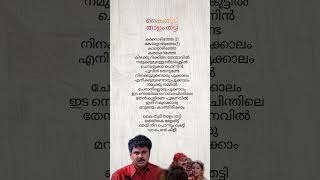 Kai Thudi Thalam Song lyrics  Kalyanaraman  subscribe ytshorts trending malayalamsonglyrics [upl. by Aicssej]