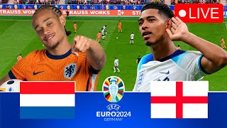 Netherlands vs England Live  UEFA Euro 2024  Full Match amp EAFC 24 Gameplay [upl. by Hollinger]