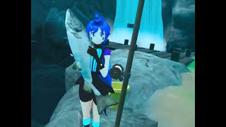 VRChat  In Which Tsux Goes Fishing with an Actual Fishing Rod [upl. by Daus]