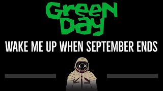 Green Day • Wake Me Up When September Ends CC 🎤 Karaoke Instrumental Lyrics [upl. by Carlita]