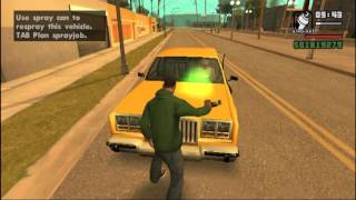 GTA SA Mod Manual Respray Mod [upl. by Hoeg]