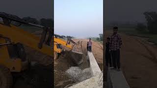 JCB backhoe loader work youtubeshorts grader moradabad catequipment excavator [upl. by Nohpets]