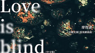 【沉睡花園】電視劇插曲 廖俊濤《Love is blind 中文版》Lyric Video [upl. by Sanford352]