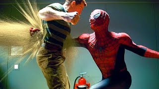 SpiderMan vs Sandman  First Fight Scene  SpiderMan 3 2007 Movie CLIP HD [upl. by Maison]