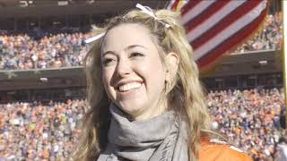 Christy Oberndorf Coloradan in HAIRSPRAY sings at Denver Broncos game [upl. by Blalock]