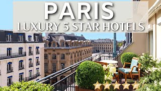 TOP 10 Best Luxury 5 Star Hotels In PARIS France  Best Hotels Paris [upl. by Meeks145]