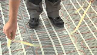 EcoFloor heating mat [upl. by Yreneh]