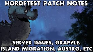 The Isle News Updates Server Issues Grapple Hordetest Patch Notes Island Migration Question Etc [upl. by Worthington]