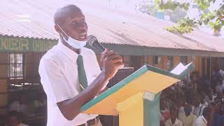 Samuel Abraham Jalloh Manifesto Speech St Francis Secondary School [upl. by Bronk]