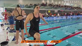 39 AFinale  Dames 50m Vrije slag  NK LB 2024 [upl. by Aerbma]