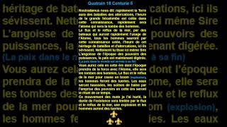 Short  quatrain 18  Centurie 5 de  Nostradamus [upl. by Relyat]