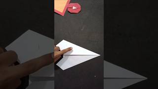 How to make a unique design boomerang paper airplane shorts [upl. by Annaeerb]