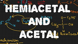 Hemiacetal and Acetal Formation  Aldehydes and Ketones [upl. by Erek181]