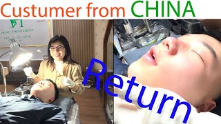 Acne Treatment Huong Da Nang  594  Customers from China return [upl. by Enomad175]