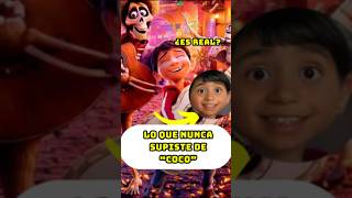 LO QUE NUNCA SUPISTE DE “COCO” disneycoco curiosidades cosasquenosabias shorts [upl. by Eltsyrk]