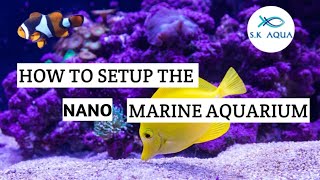 How to setup the nano marine aquarium TAMIL [upl. by Claudine811]