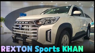 The New Rexton SPORTS KHAN 2022 Exterior First LookBIGGEST pickup truck [upl. by Krik276]