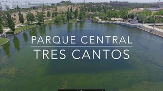 Summer in Central Park Tres Cantos Spain Parque Central Tres Cantos Spain DJI Phantom 3 Pro 4K [upl. by Nilrem]