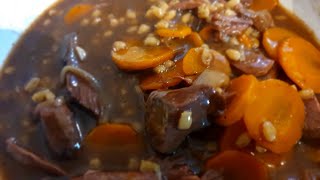 Easy Beef and Barley Stew [upl. by Yrahk]