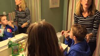 Kids Mouthwash routine LISTERINE® SMARTRINSE besweetsmart [upl. by Rumilly]