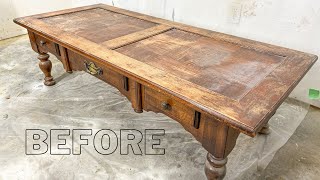 How to Refinish a Coffee Table for Beginners [upl. by Oremoh482]