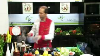 salatit khoudar ma3 chawarma lahme سلطة خضار مع شاورما لحم [upl. by Aineles149]