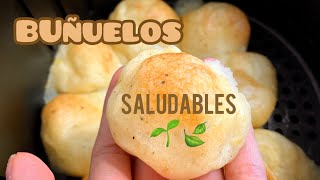 Buñuelos de papa SALUDABLES y en horno o Airfryer  Receta fácil  TATIIFOOD 🌱 [upl. by Lienet197]