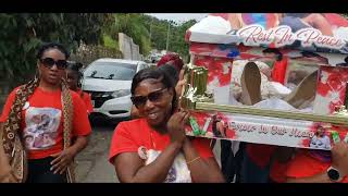 Girls Pall Bearers Carry their Friend 2 miles to the Graveside [upl. by Ariella]