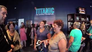 Titanic Dinner Artifact Exhibition Orlando Florida [upl. by Aivlys]