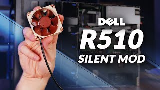 Dell PowerEdge R510 Silent Mod  feat Mini Noctua Fans [upl. by Sheryle]